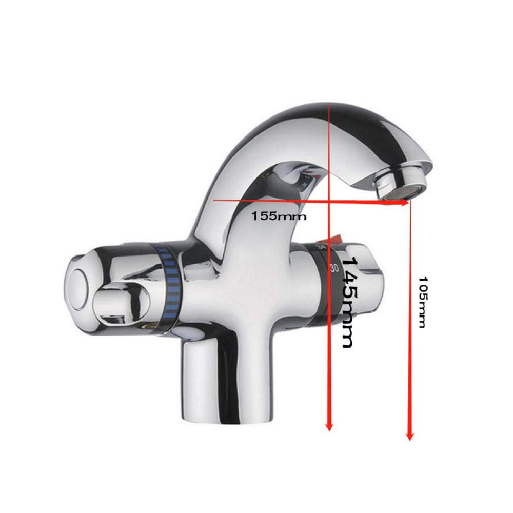 Grifo Grifos para Lavabo de baño Lavabo termostático Cocina Grifo de Cocina de Temperatura Constante Grifo Mezclador