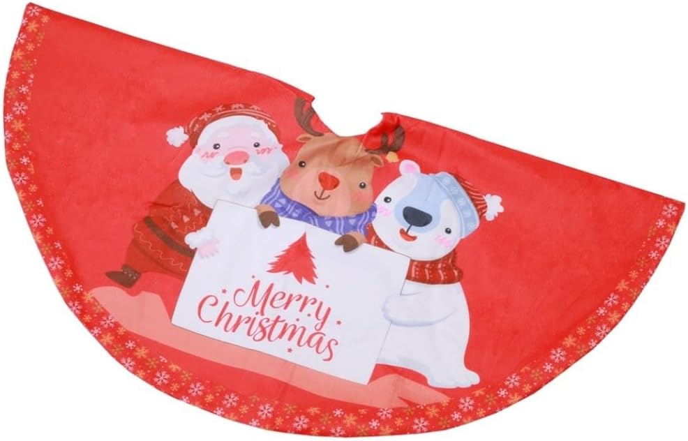 Tree Skirt Christmas Christmas Tree Skirt Decorations Christmas Tree Skirt Christmas Apron Fabric Christmas Tree Skirt 90CM Christmas Skirt Tree
