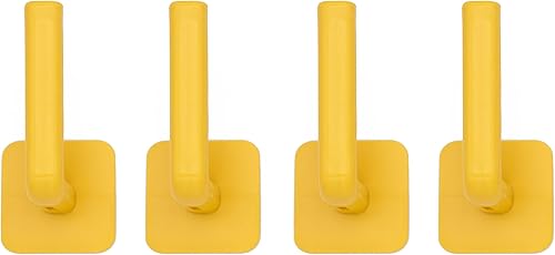 Miniatura 8 de Gancho de pared adhesivo de plástico largo, resistente, para cocina, sala de estar, armario, toalla, abrigo, soporte organizador de banda, fuerte