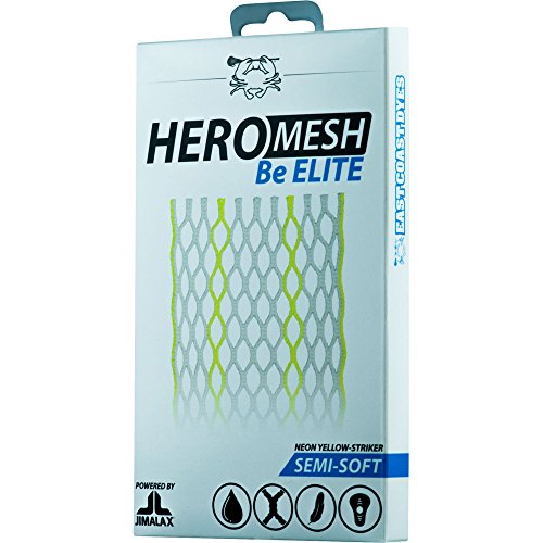 East Coast Dyes Lacrosse Semi-Soft Heromesh Striker Neon Yellow Hm-Stk-Nnyel-1P #TOP6