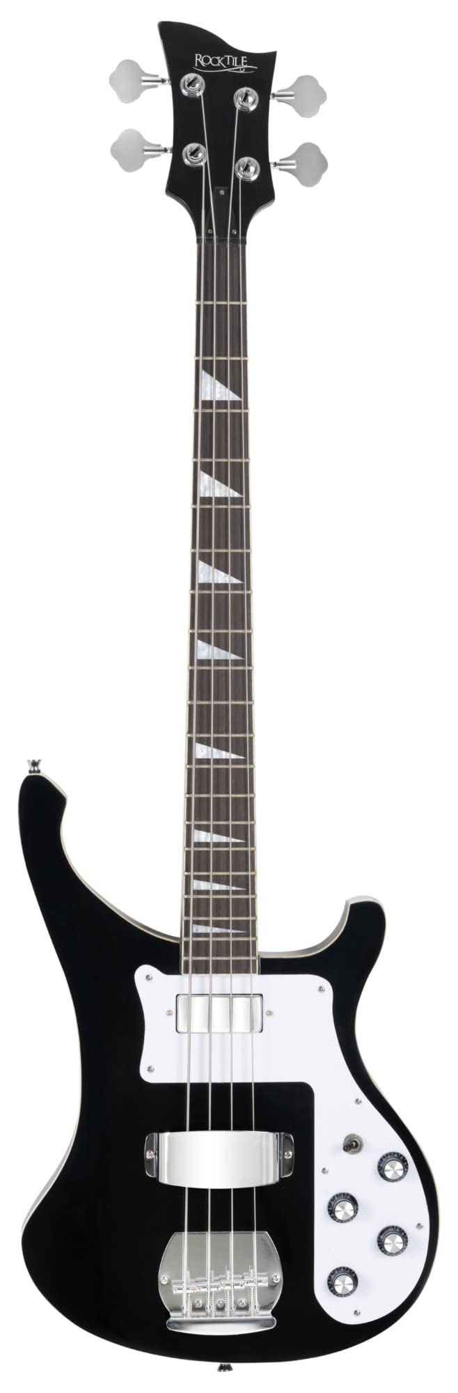 Rocktile Pro RB-400B Blackbird E-Bass Set - Longscale 2 Pickups - Nero