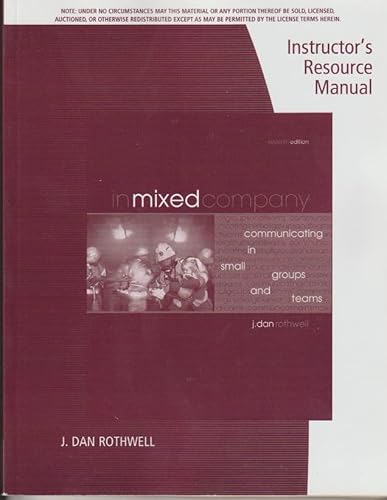 Irm Mixed Company 7e 0495794279 Book Cover