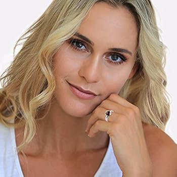 Elli Ring zoetwaterparel filigraan 925 zilver 0611512916, 54 EU, Facetgeslepen