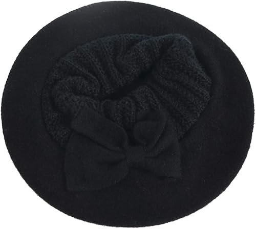 Miniatura 3 de VECRY - Gorro 100 de lana para mujer boina de fieltro tipo cloche gorro de invierno para vestir