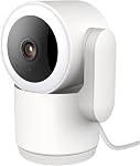 Luna 2K Indoor Cameras for Home Security, 2.4GHz & 5GHz WiFi, 360-Degree Pan-Tilt, Built-in Spotlight, Human Auto Tracking, Siren, Pet/Dog/Baby Camera with Phone app, White (2026 Upgrade Version)