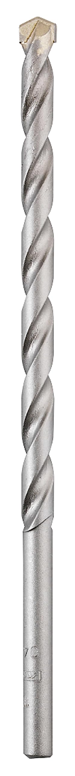 kwb Mauerdurchbruchbohrer Ø 16 mm, Länge 400 mm, mit robuster Hartmetall-Platte, spanlos geformter Bohrerspirale, kugelgestrahlter Oberfläche und Sechskantschaft, entspricht ISO 5468