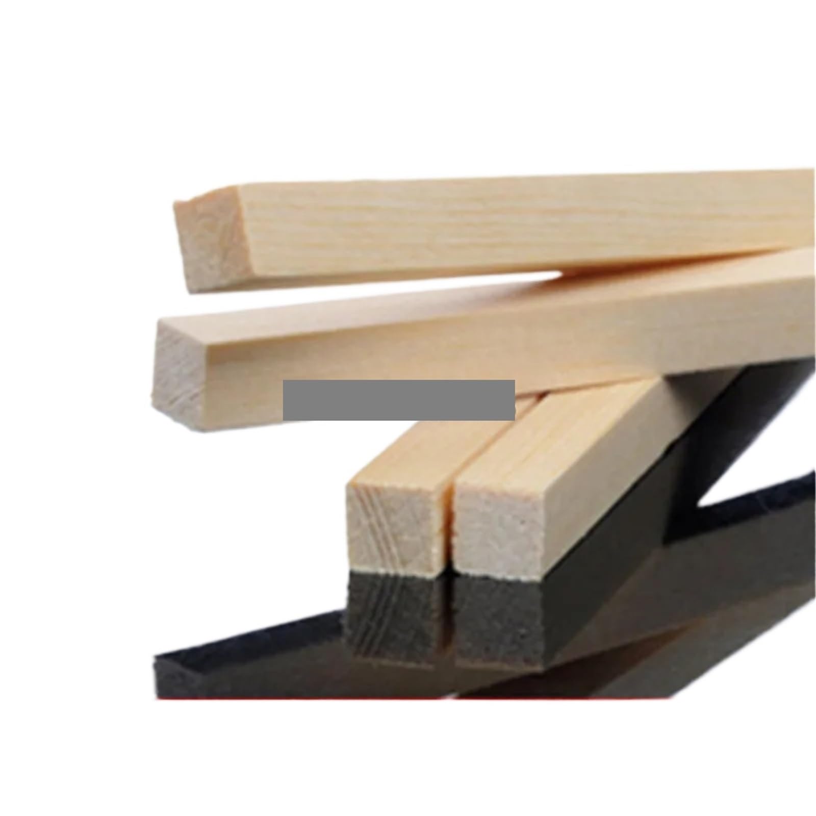 Batonnet En Bois 200x8x 8/9x9/10x1 0/11x1 1/12x1 2/13x1 3/14x1 4/15x15mm Barre Carrée En Bois Balsa Bâtons De Bois Bandes for Modèle(Brown)