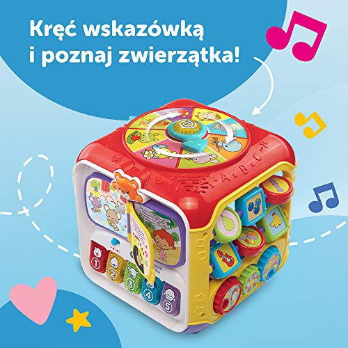 Image of Trefl VTech - Activity Cube, Electronic Educational Toy, 6 Color Walls, Shape Recognition, Learning First Words, Gift for Child, Toy for Child from 9 Months