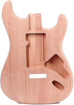 Red Walnut Wood Electric Guitar Body DIY ST Style Accessory