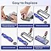 Upgrade Anti-Tangle Vacuum Attachments Head Replacement Parts for Dyson V7 V8, Cyclone V10,V11,V15 Cordless Vacuum Cleaner, Quick Release Motor-Head Brush Roller, for Carpets and Hardwood Floors