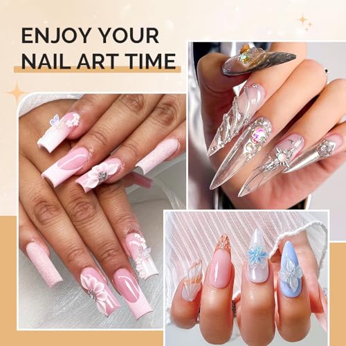 Image of MelodySusie 3Pcs Acrylic Nail Brush Set, Size 8 /10 /14