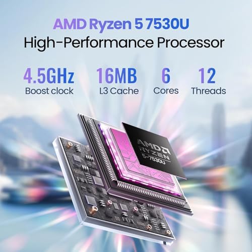 Image of HP 255 G10 Business Laptop for Home or Work, 2026 Edition, Ryzen 5 7530U, 32GB RAM, 512GB SSD, 15.6 inch Full HD, HDMI, Windows 11 Pro with Office 365 for The Web, w /o Mouse