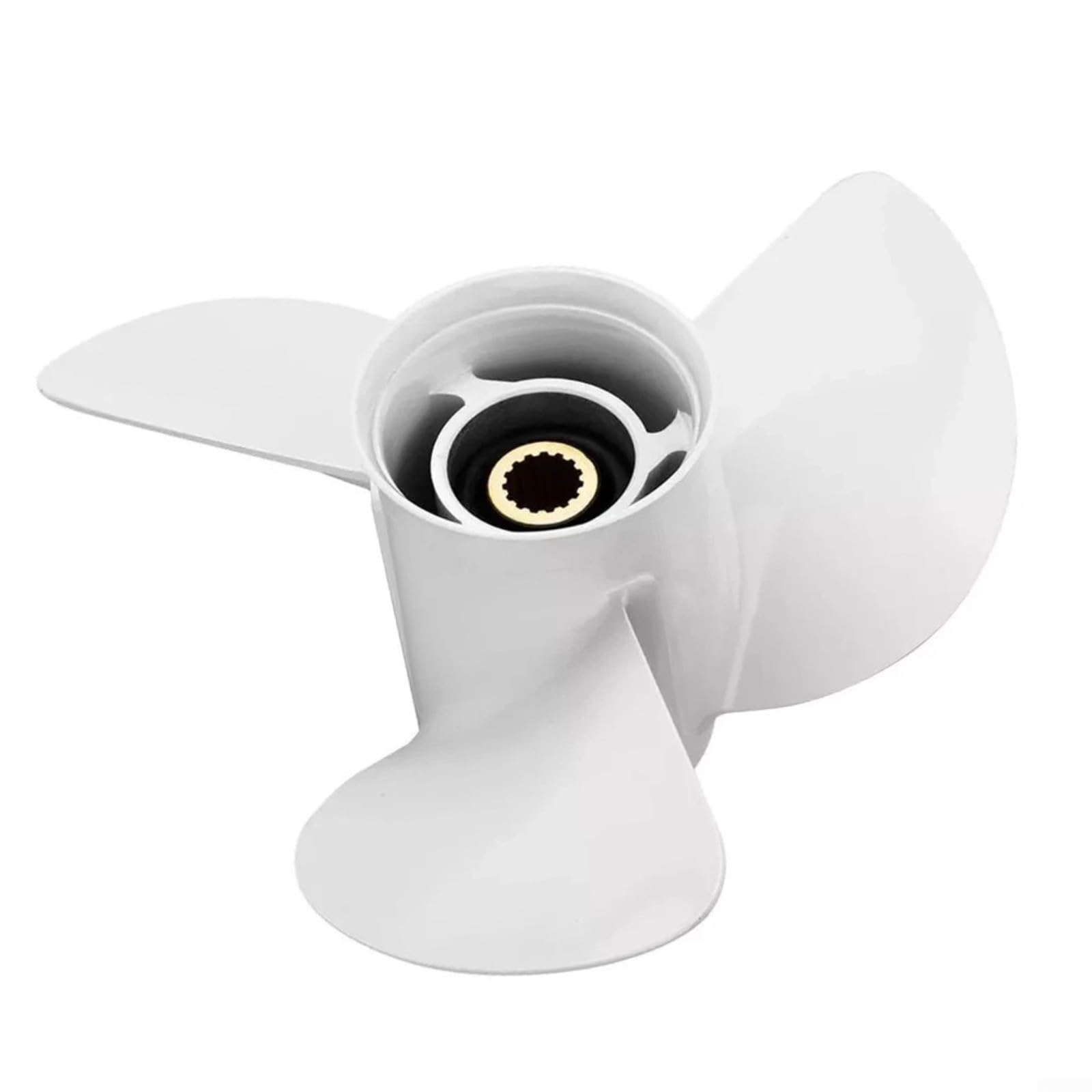 13-1/2x15 3-Blatt-Boot-Propeller 15 für Außenborder 50-130HP ersetzt 6E5-45947-00-EL Aluminiumlegierung beständig für Meeresangeln