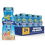 PediaSure Grow & Gain with Immune Support, 27 Vitamins & Minerals for Kids, 7g Protein, Non-GMO, Gluten-Free, S'Mores, 8-fl-oz Bottle, Pack of 24