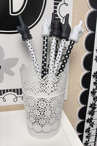 Image of Teacher Created Resources Black Painted Dots Hand Pointer