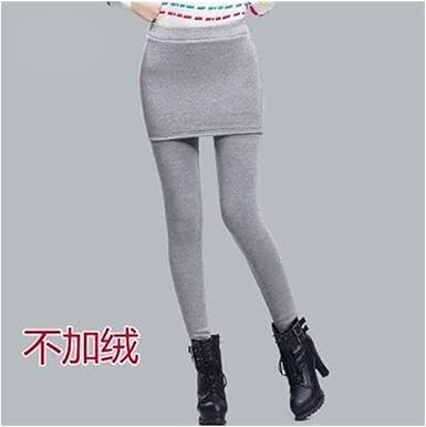 Leggings de invierno para mujer, color negro, para mujer con forro polar,  pantalones picos, talla grande S-4XL, falda + pantalones largos de cintura  alta : Amazon.es: Ropa