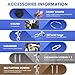 Aokitec Sensory Swing for Kids with Special Needs, Indoor Kids Swing Cuddle Hammock Chair Adjustable Aerial Swing for Children with Autism, ADHD, Asperger, Sensory Integration(Blue)