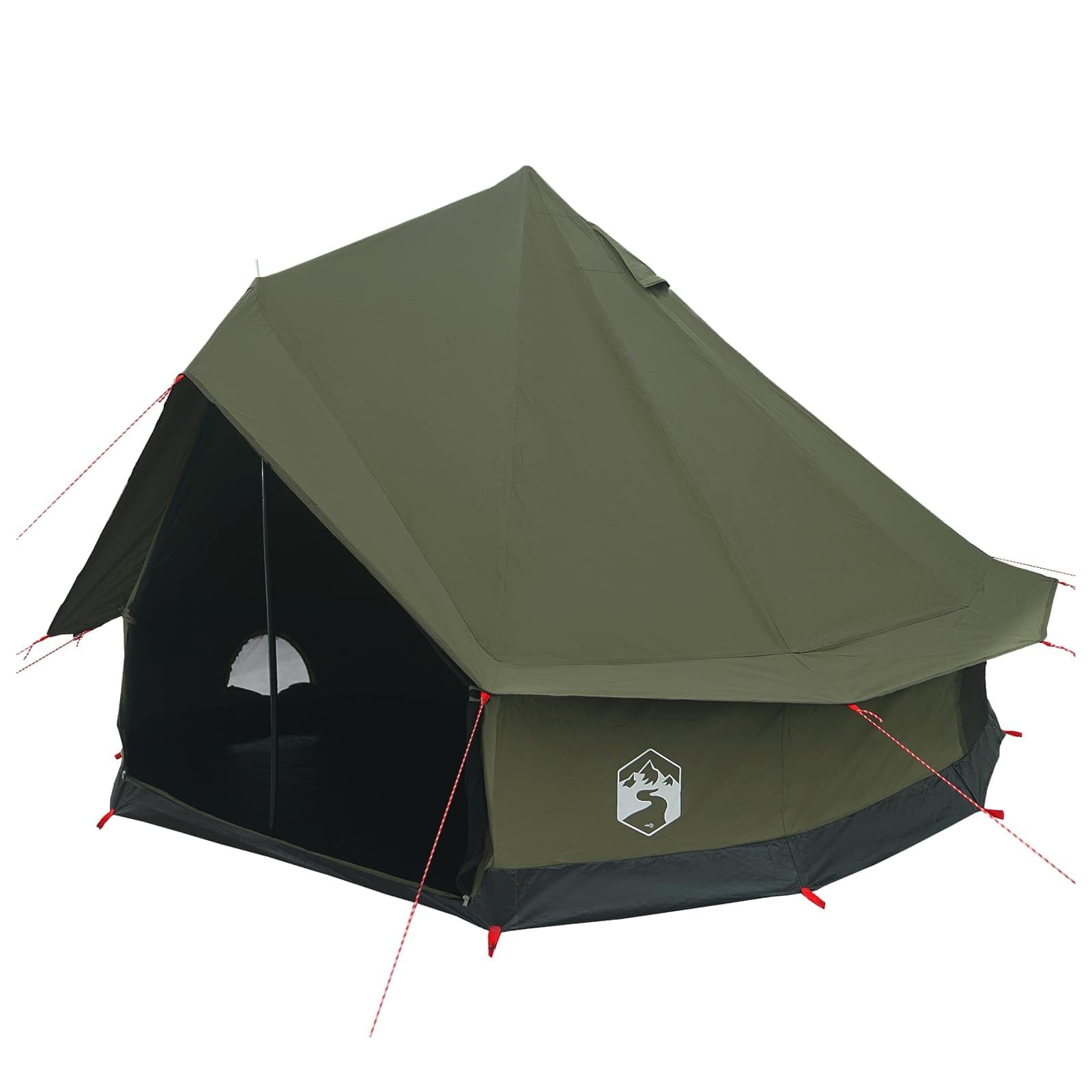 Tenda familiare per 6 persone in policotone con ventilazione in rete e borsa per il trasporto