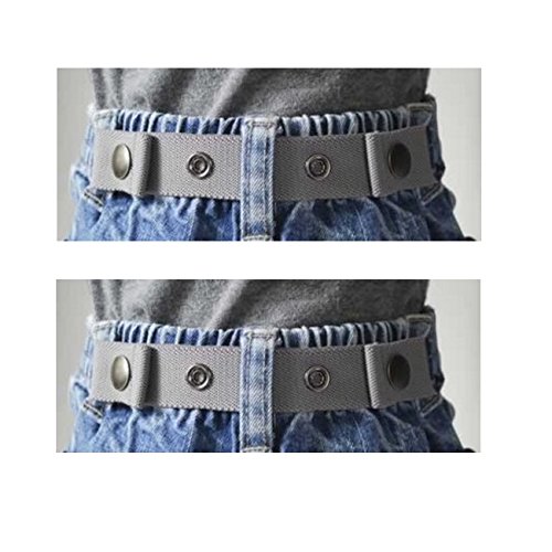 Original Toddler Solid Belts, Grey, 2 Count