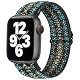 Ya en manzanajugosa.com: SITAFU Correa Compatible con Apple Watch Correa 42mm 44mm 45mm Pulsera de Nylon Elástica Hombres Mujeres - Correas de Repuesto Trenzadas Ajustables Compatible con iWatch Series 7 6 5 4 3 2 1 SE