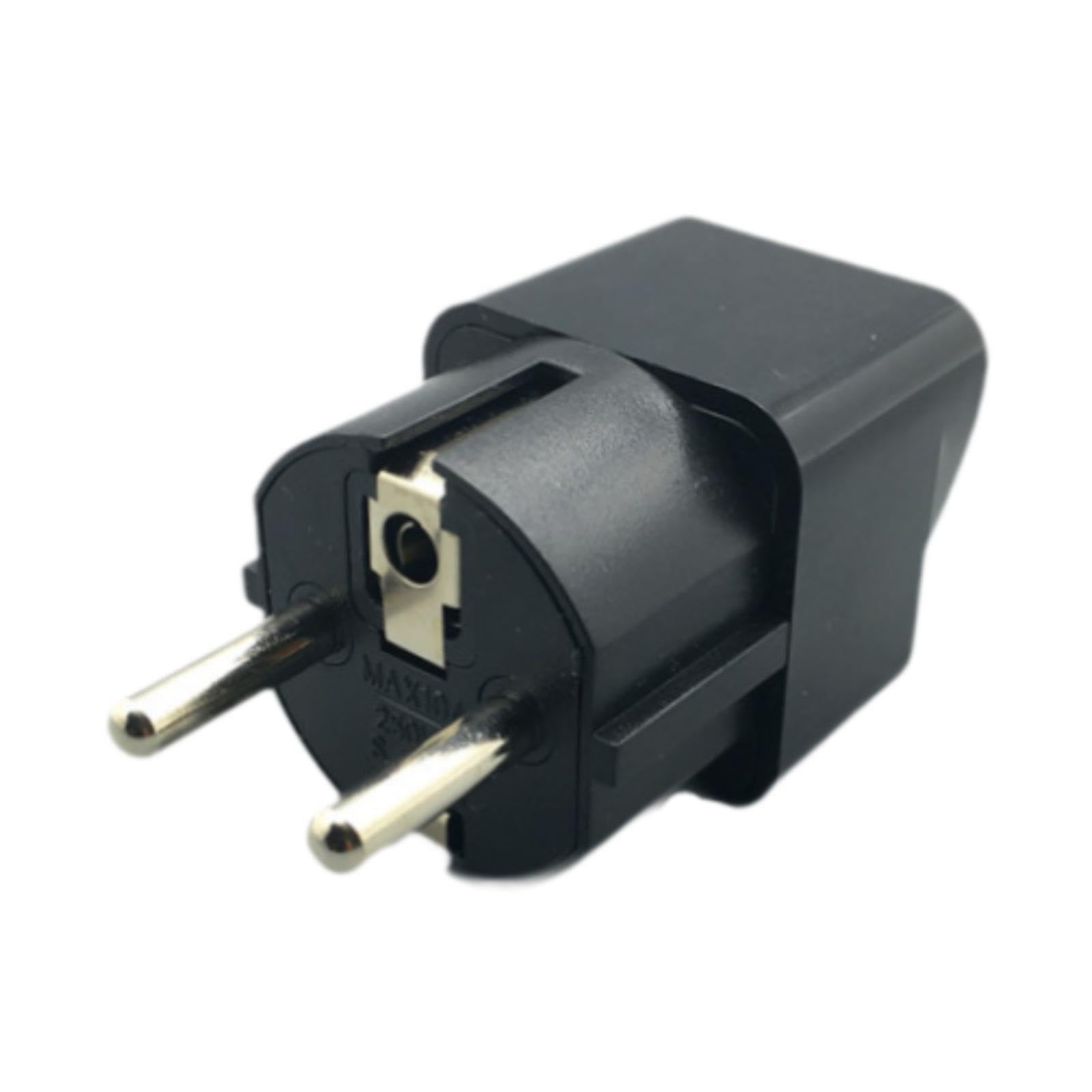 Europe Plug Converter AU/UK/US/CN to Europe Compact for Wall Hotel Household Black|Travel | Travel Accessories | Adapters & Converters|1 PlugConverter-image-46