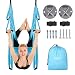 INTEY Aerial Yoga Flying Yoga Swing Yoga Hammock Trapeze Sling Inversion Tool for Gym Home Fitness (with Ceiling Anchors)