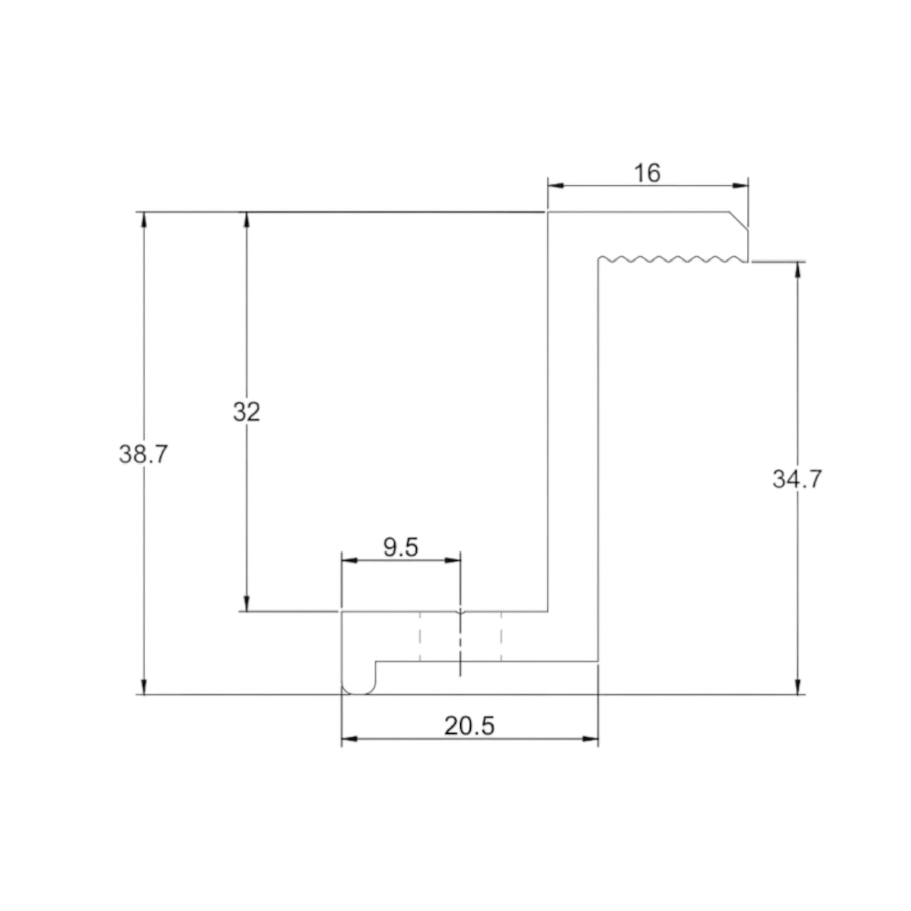 Produktbild von NELI 4er-Set PV-Endklemme 30 Mm – Z-Design, Aluminium, Für Solar-Modulrahmen – Befestigung Für Montageschienen