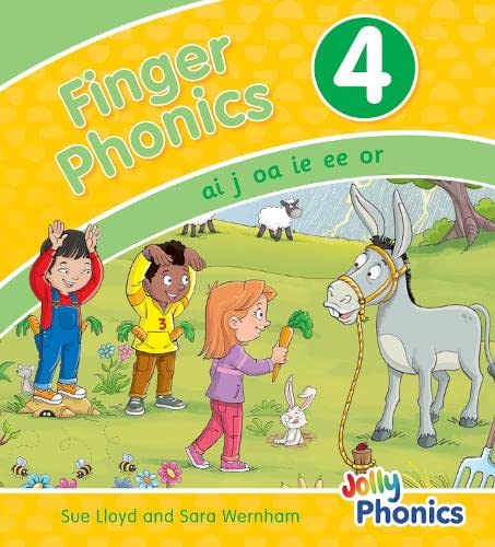 Jolly Phonics Finger Book 4: in Precursive Letters (British English edition)
