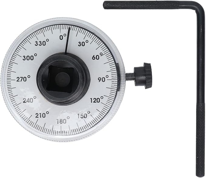 AEE® 1/2" Tork Açı Ölçer | Tork Açısı Ölçüm Aparatı | Hassas Dereceli Tork Anahtarı Yardımcı Ölçer