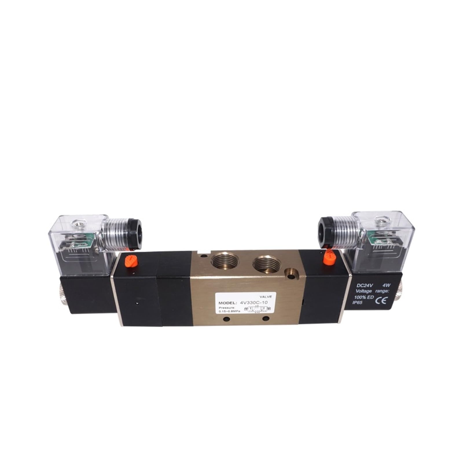 Éliminer les fuites d'air avec la vanne pneumatique 4V330E-10 double électrovanne 5/3