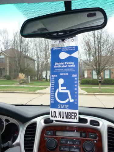 Mirortag Gold By Jl Safety- A Novel Way To Protect, Display & Put Away A Handicapped Parking Placard. Hard Plastic Will Not Melt Or Bend Or Break In The Sun. Magnetically Snaps On & Off. Made In Usa #TOP5