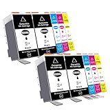 hp tintenpatronen 920xl multipack preisvergleich Paket enthält: (Non Original) 10 Pack Kompatibel für HP 920 XL Multipack Druckerpatronen, 4 Schwarz, 2 Cyan, 2 Magenta, 2 Gelb