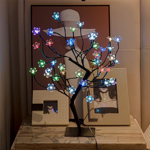 64% Off Cherry Blossom Bonsai LED Tree with Remote Control - Image 7