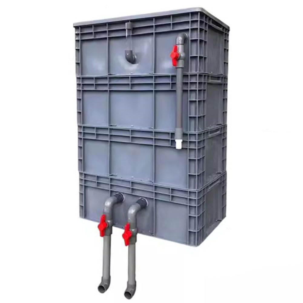 Filtro per acquario, filtro esterno per acquario, pulisce l'acqua e fornisce ossigenazione, filtro a scatola a 2/3/4 strati per serbatoi e stagni