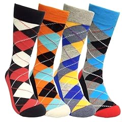 4 Pairs - Argyle