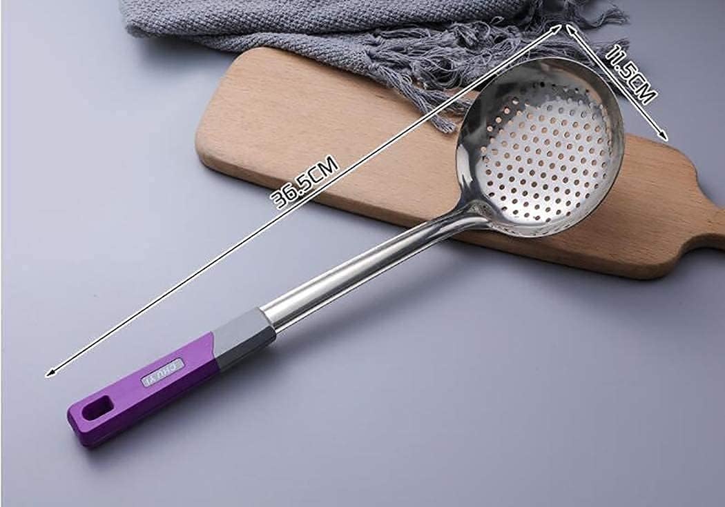 Kitchen Cooking Utensil, Stainless Steel Cooking Utensils Spatula Set with Anti-scalding Handle, Cooking Utensil Set for Home, Kitchen