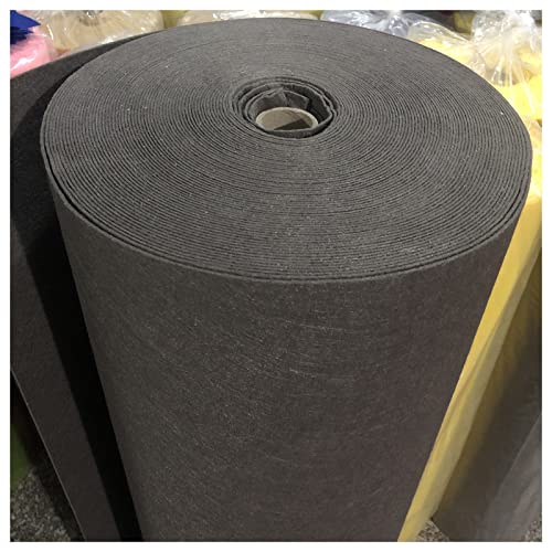 Generic Tejidos, Tejidos de Fieltro de 39 Colores, de 300Cmm de Espesor, para Procesos de Costura, Parches de Costura Proyecto de Artesanía Decoración Navideña Diaria/Gris Oscuro/100 * 100 cm