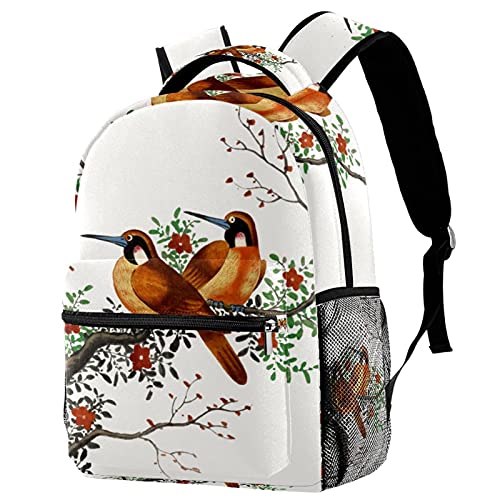 Sac à dos école primaire grenouilles vertes et fleurs jaunes multicolore pour fille et garçon