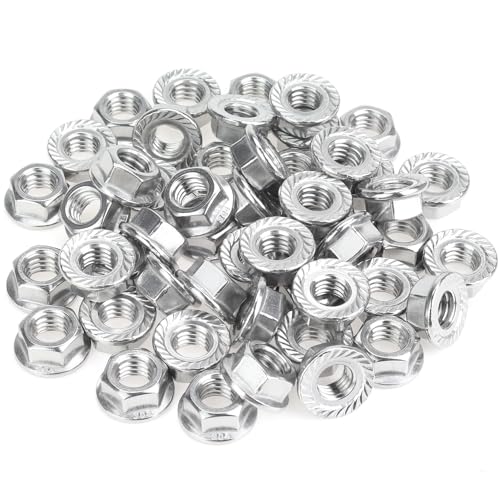 Écrou à embase crantée 3/8-16 anti-vibration en acier inoxydable
