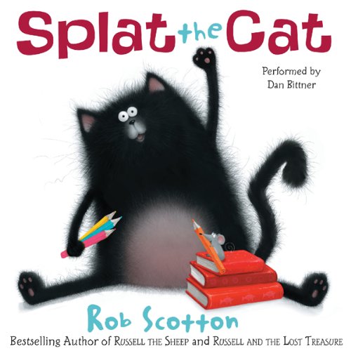 Splat the Cat Audiolivro Por Rob Scotton capa