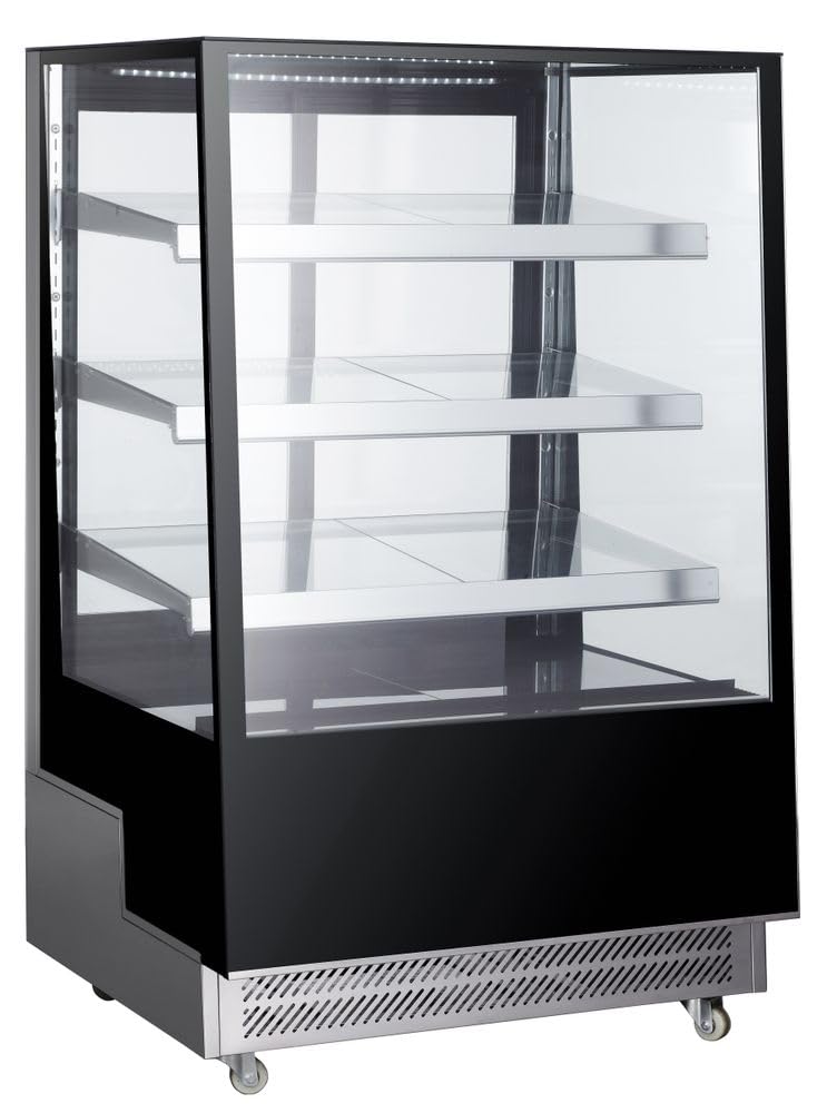 HENDI Vitrinas expositoras refrigeradas con 3 baldas inclinadas - 500 L - 230V / 490W - 900x805x(H)1445 mm