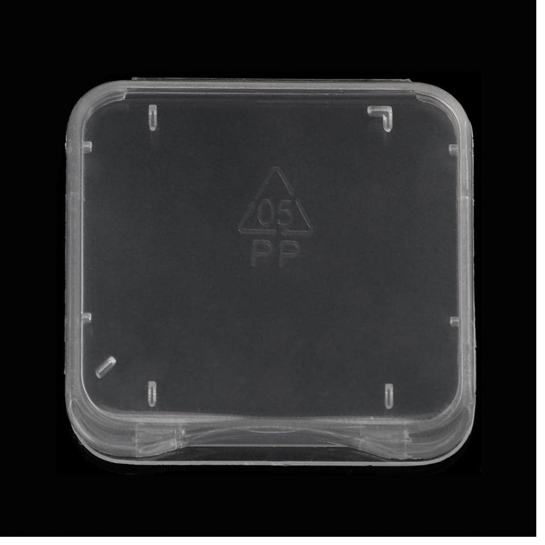 Custodia trasparente Universal SD Scheda di archiviazione Durable SDHC Memory Card Box 10pcs Componenti per computer