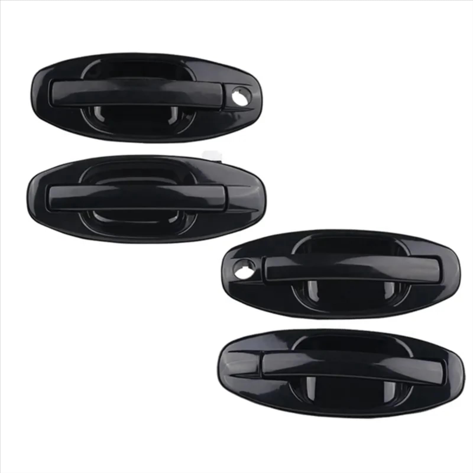 Kedfbts One Color Car Outer Handle Compatible With Hyundai For Santafe 2001 2002 2003 2004 2005 2006 Car Outside Exterior Handle Set 8265026000 8266026000