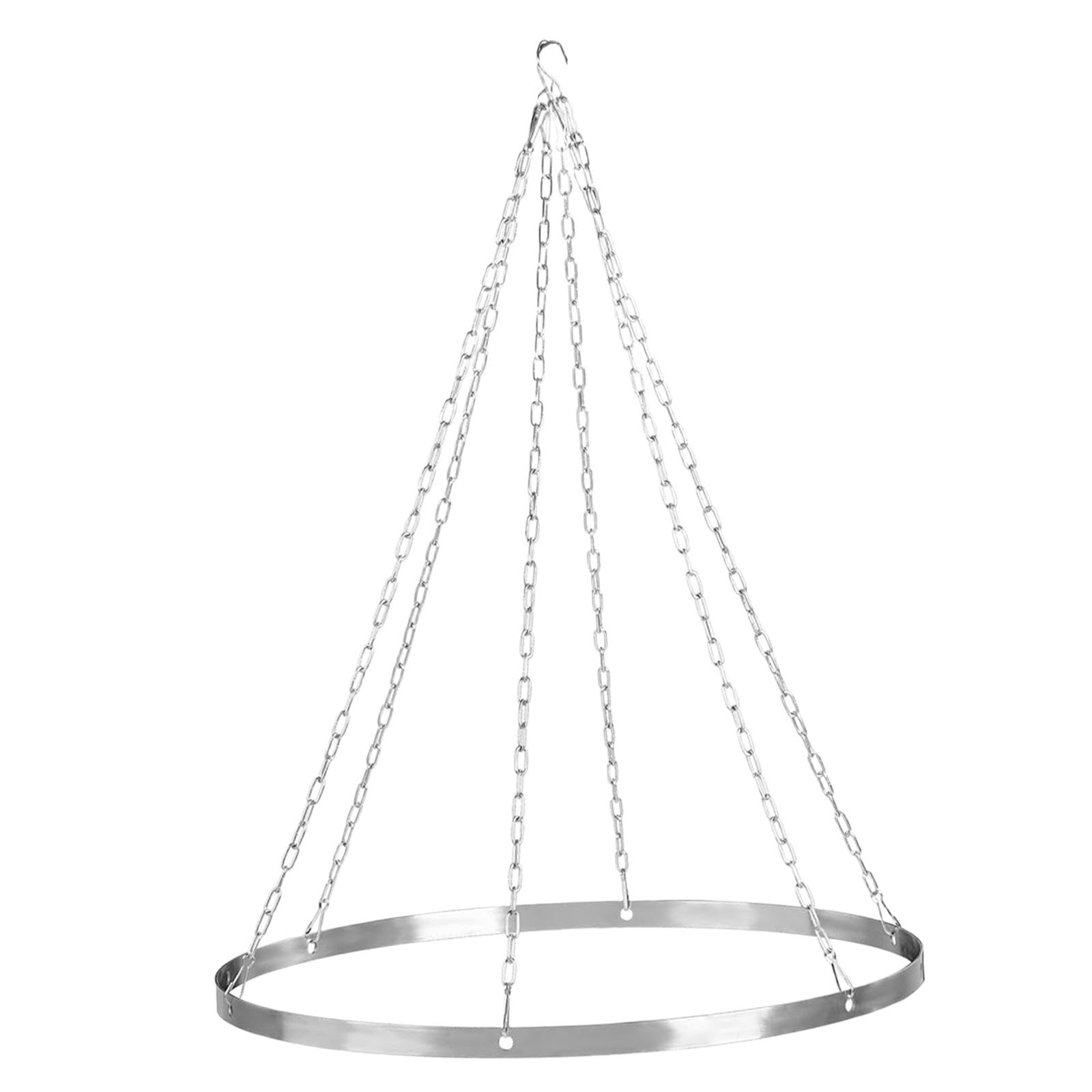 Kit de Suspension de Rideaux de Plafond avec Crochets pour La Décoration de Mariage et de Terrasse, 60 Cm de Diamètre