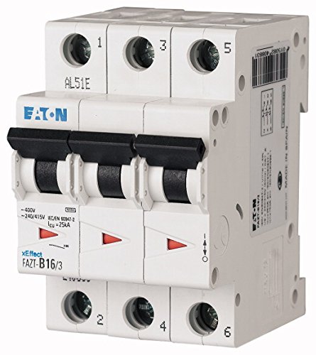 Eaton FAZT-B40/3 Interruptor Magnetotérmico FAZT, 40A, 3P, Curva B