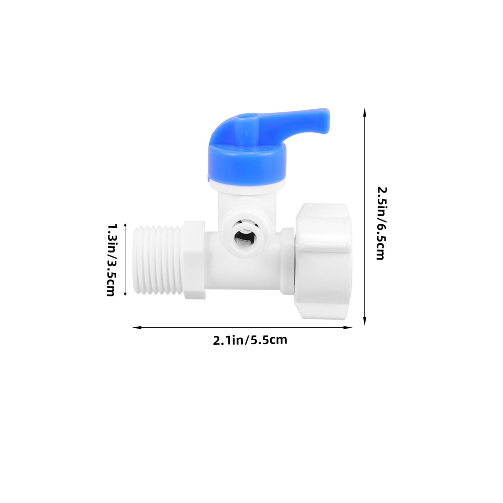 SEWACC Water Cleaner Switch Durable Valve for Water Purifier Replaceable Water Cleaner Part Reliable Water Filter Connection Easy to Use for Personal Professional