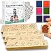 Lehrerstempel Grundschule &ndash; Stempel Lehrer Set mit 15 Motivationsstempel, 6 Stempelkissen, 300 Sticker & E-Book - Lustig Stempel Schule, Lehrer Geschenk, Lehrerbedarf & Referendariat Must Haves