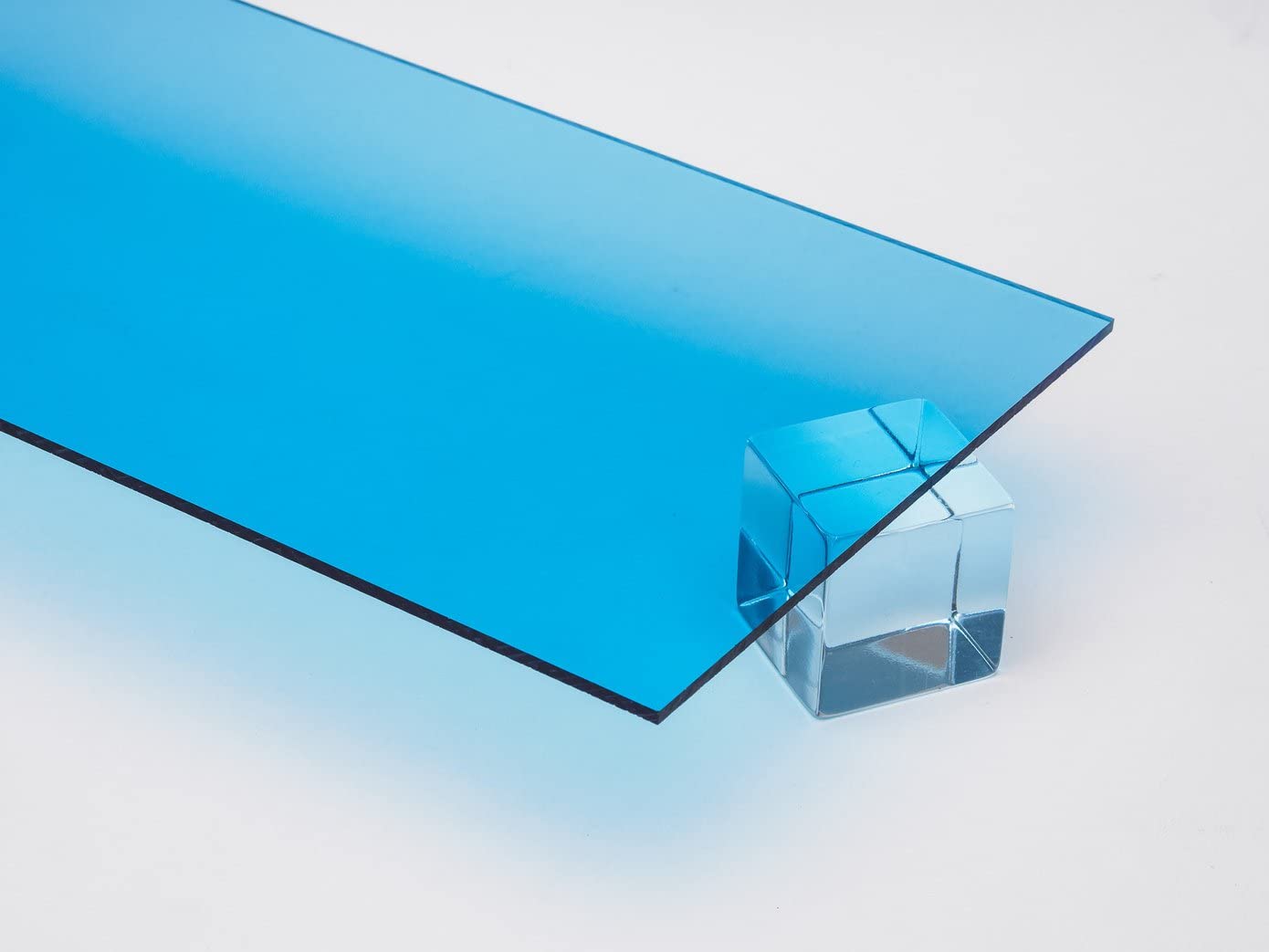2069 Light Blue, Transparent, Acrylic Sheet, 6MM (1/4) Thick, 12 W x 24 L