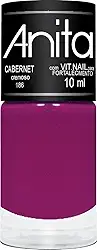 Esmalte Cabernet, Anita Cosméticos, Vinho/Roxo