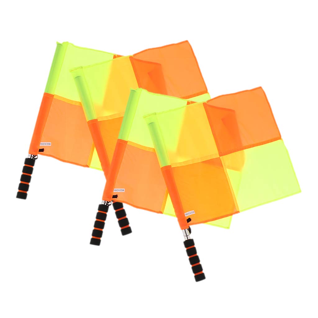 2 Pack Soccer Referee s with Case Sports Football Linesman Set-Sporting Goods-Team Sports-Soccer-Other Soccer-4 Pieces Soccer Referee-image-6